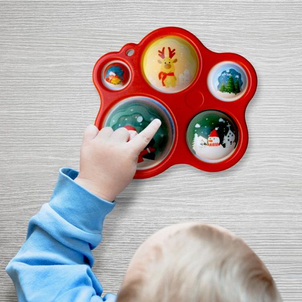 party favor decompression christmas press finger stress reliever toys push bubble board game interactive toy 
party favor decompression christmas press finger stress reliever toys push bubble board game interactive toy