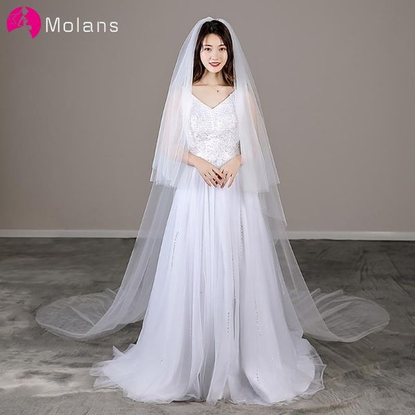 bridal veils molans 2021 double layer long wedding veil 0.8m cover face with plastic comb naked yarn simple accessories po props, Black
bridal veils molans 2021 double layer long wedding veil 0.8m cover face with plastic comb naked yarn simple accessories po props, Black
