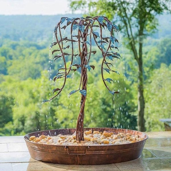 garden decorations wrought iron simulation willow statue fountain light creative patio outdoor landscape art
garden decorations wrought iron simulation willow statue fountain light creative patio outdoor landscape art