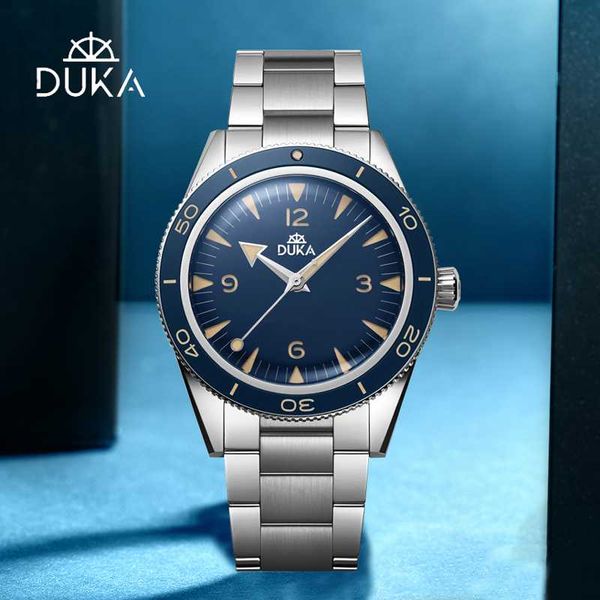 wristwatches duka 2021 mens watches pre-sale mechanical automatic watch for men luxury stainless steel waterproof sport relogio masculino, Slivery;brown
wristwatches duka 2021 mens watches pre-sale mechanical automatic watch for men luxury stainless steel waterproof sport relogio masculino, Slivery;brown