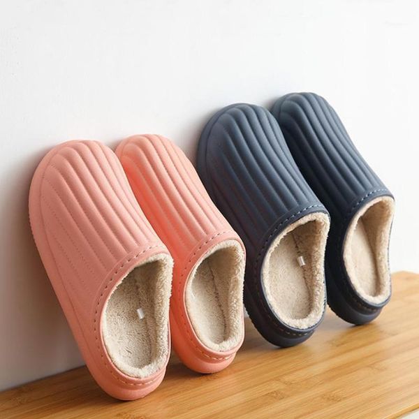 slippers eva waterproof indoor women men winter platform shoes warm plush kitchen working female male home floor slides, Black
slippers eva waterproof indoor women men winter platform shoes warm plush kitchen working female male home floor slides, Black