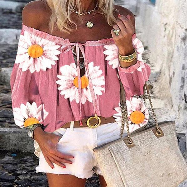 drawstring off shoulder floral print blouse women lace up hollow out short sleeve female blouses 2021 autumn ladies clothes women's & s, White
drawstring off shoulder floral print blouse women lace up hollow out short sleeve female blouses 2021 autumn ladies clothes women's & s, White