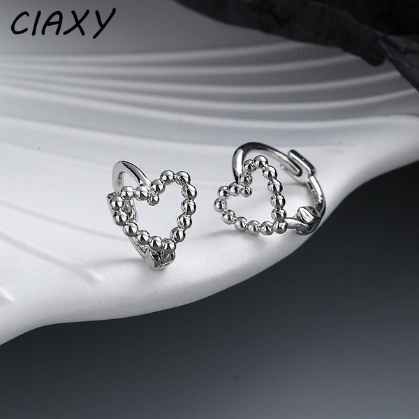 hoop & huggie ciaxy 925 sterling silver retro peach heart earrings for women mini hollow love small ear buckle earring 2021 summer jewelry, Golden;silver
hoop & huggie ciaxy 925 sterling silver retro peach heart earrings for women mini hollow love small ear buckle earring 2021 summer jewelry, Golden;silver