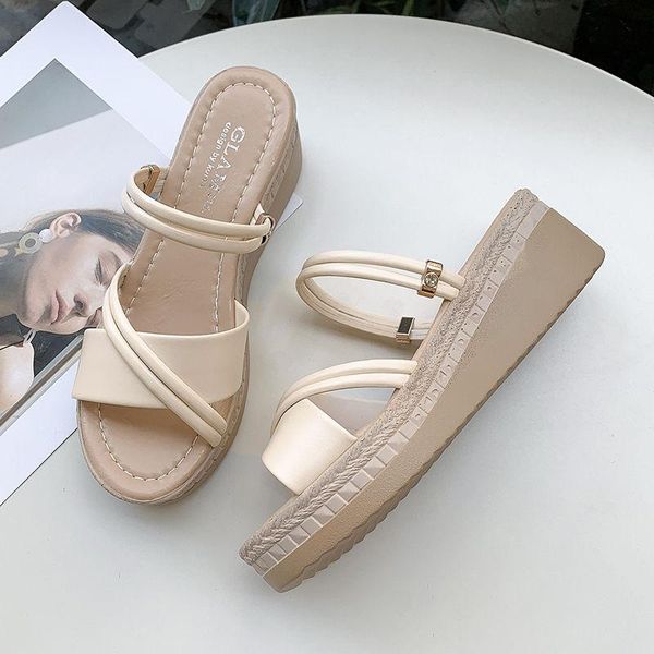 slippers one shoe and two wedge sandals women spring summer 2021 all-match thick-soled high-heel platform roman, Black
slippers one shoe and two wedge sandals women spring summer 2021 all-match thick-soled high-heel platform roman, Black