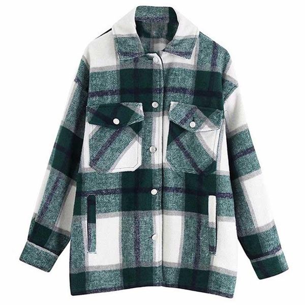 women's jackets vintage stylish pockets oversized plaid jacket coat women 2021 fashion lapel collar long sleeve loose outerwear chic, Black;brown
women's jackets vintage stylish pockets oversized plaid jacket coat women 2021 fashion lapel collar long sleeve loose outerwear chic, Black;brown