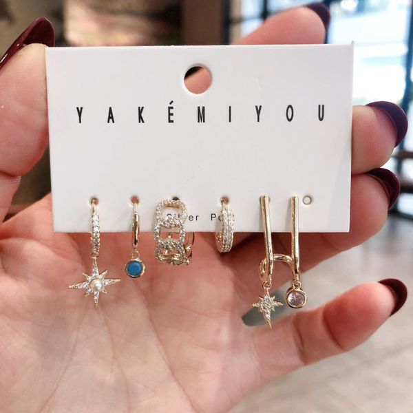fashion cubic zirconia exquisite chain link earrings sets blue bead pearl small earring for women wedding jewelry 2021 stud, Golden;silver
fashion cubic zirconia exquisite chain link earrings sets blue bead pearl small earring for women wedding jewelry 2021 stud, Golden;silver