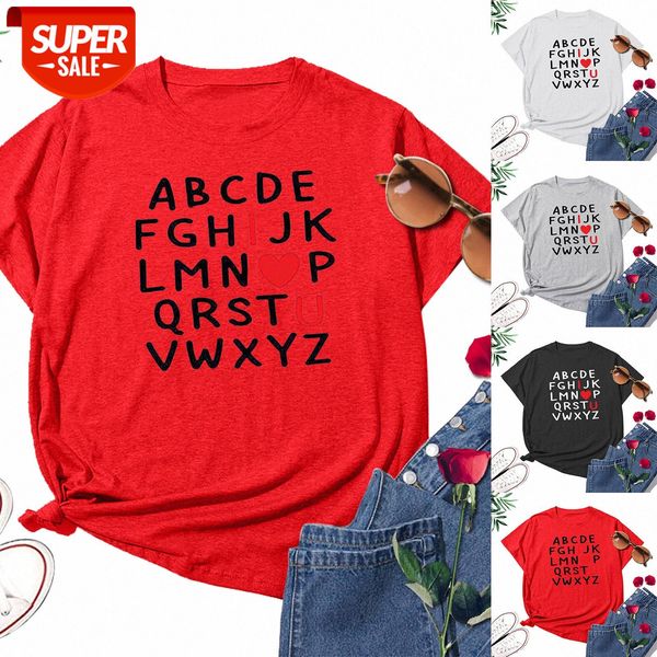 abcde letters valentine's day t-shirt couples suit men and women large size short sleeve #ur9p, White
abcde letters valentine's day t-shirt couples suit men and women large size short sleeve #ur9p, White
