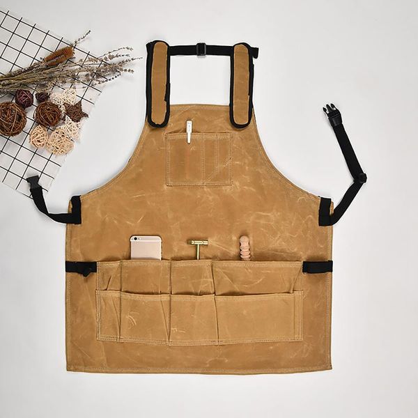 durable goods heavy duty canvas work apron with tool pockets cross-back straps adjustable for woodworking painting aprons
durable goods heavy duty canvas work apron with tool pockets cross-back straps adjustable for woodworking painting aprons