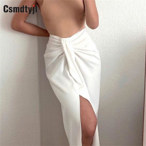 high waist white women wrap skirt spring autumn female midi casual holiday ladies s bottoms 210708, Black
high waist white women wrap skirt spring autumn female midi casual holiday ladies s bottoms 210708, Black