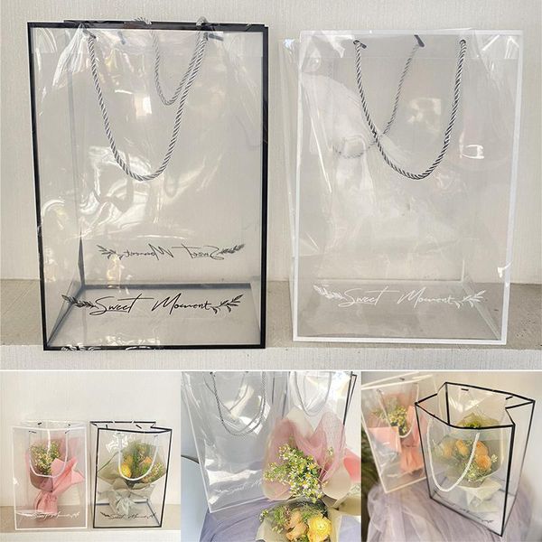 gift wrap transparent waterproof wrapping flower bags portable pvc florist handbags packaging tote f/ diy friend decor
gift wrap transparent waterproof wrapping flower bags portable pvc florist handbags packaging tote f/ diy friend decor