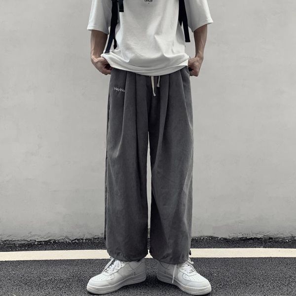 women's pants & capris men's fashion korean trend versatile loose wide leg 9-point straight legged casual men and women, Black;white
women's pants & capris men's fashion korean trend versatile loose wide leg 9-point straight legged casual men and women, Black;white