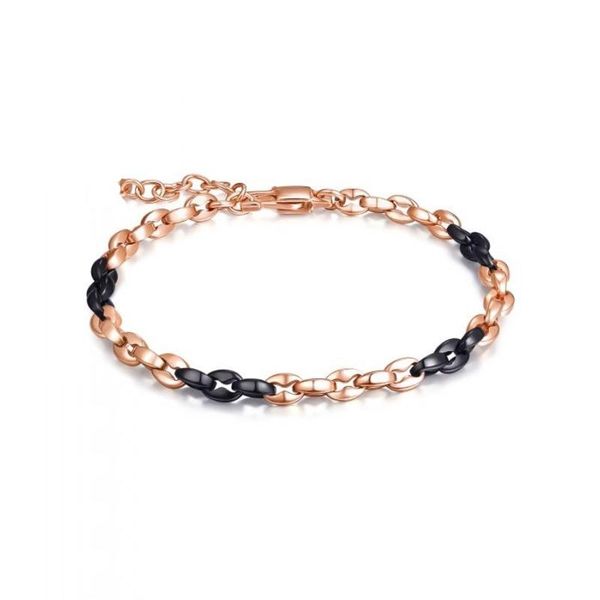 link, chain runda 2021 rose gold polish coffee beans link bracelets for men women stainless steel jewelry, Black
link, chain runda 2021 rose gold polish coffee beans link bracelets for men women stainless steel jewelry, Black