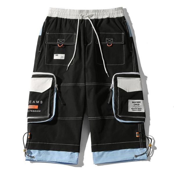 summer color patchwork fashion poclets shorts men hip hop knee length ribbons cargo sweat fitness short joggers men's, White;black
summer color patchwork fashion poclets shorts men hip hop knee length ribbons cargo sweat fitness short joggers men's, White;black