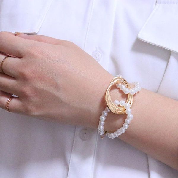charm bracelets women's bracelet pearl geometric metal french baroque wedding party jewelry sweet romantic style gift gay pride, Golden;silver
charm bracelets women's bracelet pearl geometric metal french baroque wedding party jewelry sweet romantic style gift gay pride, Golden;silver