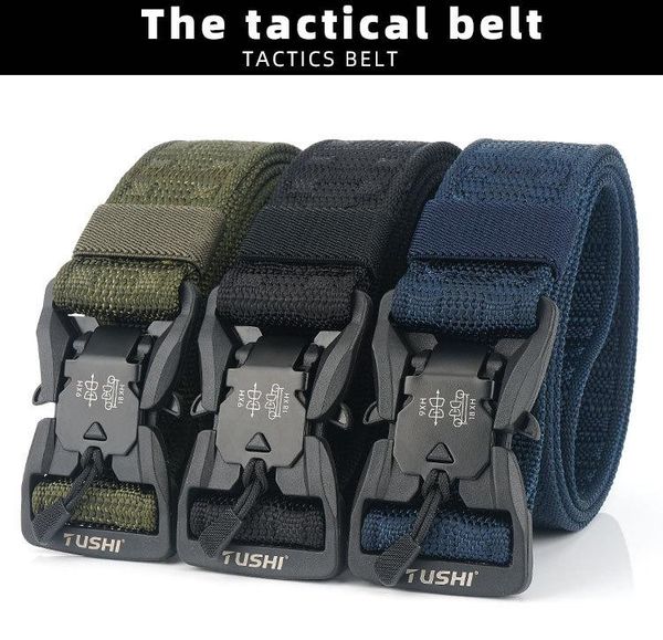 waist support tactical belt abs resin quick release magnetic buckle military soft real nylon sports accessories, Black;gray
waist support tactical belt abs resin quick release magnetic buckle military soft real nylon sports accessories, Black;gray