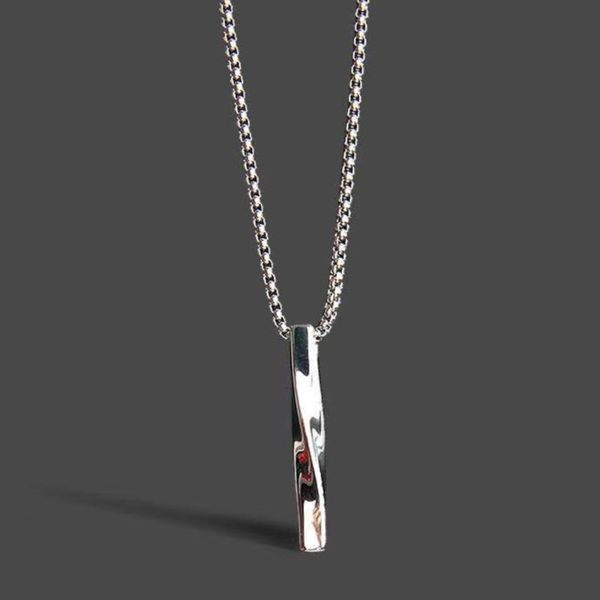 pendant necklaces twisted long necklace for women men trendy hip hop simple versatile titanium steel fashion jewelry, Silver
pendant necklaces twisted long necklace for women men trendy hip hop simple versatile titanium steel fashion jewelry, Silver