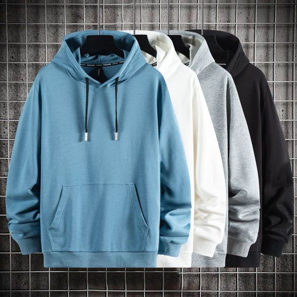 pullover sweater hooded 2021 autumn new solid color basic men's korean loose bottomed shirt fashion, Black
pullover sweater hooded 2021 autumn new solid color basic men's korean loose bottomed shirt fashion, Black