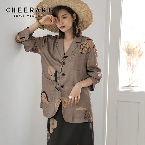 ukiyoe hannya print blazer women designer jacket coat vintage loose long sleeve plus size buttons brown 210427, White;black
ukiyoe hannya print blazer women designer jacket coat vintage loose long sleeve plus size buttons brown 210427, White;black