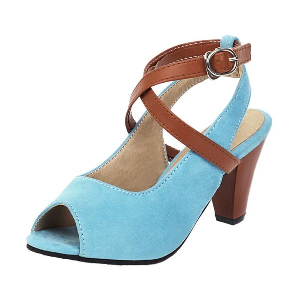 arrival women's open-toe ankle buckle strap sandals casual fish mouth shoes high heels zapatos de mujer#b40, Black
arrival women's open-toe ankle buckle strap sandals casual fish mouth shoes high heels zapatos de mujer#b40, Black