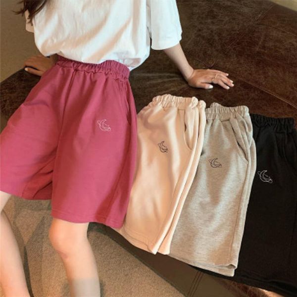 women's shorts 2021 summer embroidered solid basic elastic student harajuku colorful simple large short, White;black
women's shorts 2021 summer embroidered solid basic elastic student harajuku colorful simple large short, White;black