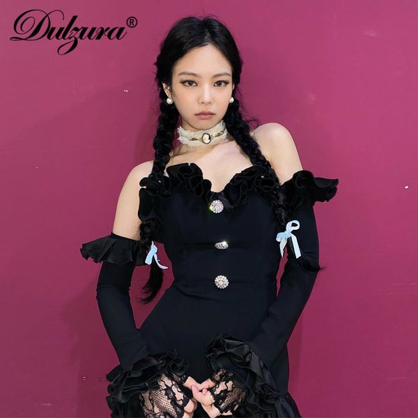 dulzura ruffle button women bodysuit off shoulder elegant long sleeve bodycon streetwear romper 2021 autumn winter body, Black;white
dulzura ruffle button women bodysuit off shoulder elegant long sleeve bodycon streetwear romper 2021 autumn winter body, Black;white