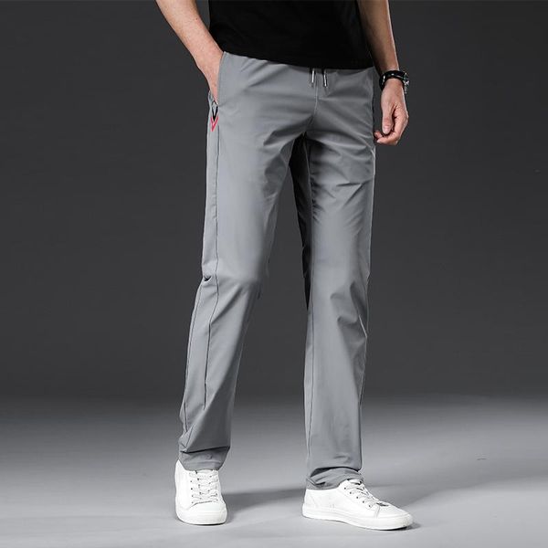summer breathing men pants casual loose mid straight drawstring full length male trousers business work men's, Black
summer breathing men pants casual loose mid straight drawstring full length male trousers business work men's, Black
