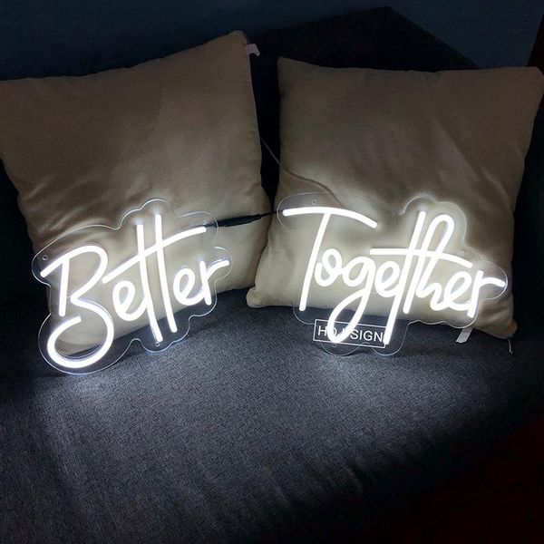 other lighting bulbs & tubes custom led neon sign better togrther separable letter light suitable for home hall restaurant propose wedding p
other lighting bulbs & tubes custom led neon sign better togrther separable letter light suitable for home hall restaurant propose wedding p