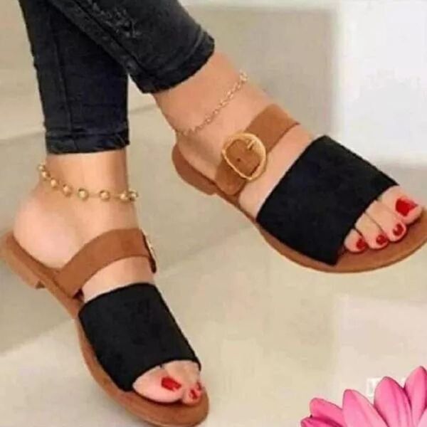slippers women summer mixed colors buckle strap shoes beach open toe breathable sandals casual 2021 zapatilla, Black
slippers women summer mixed colors buckle strap shoes beach open toe breathable sandals casual 2021 zapatilla, Black