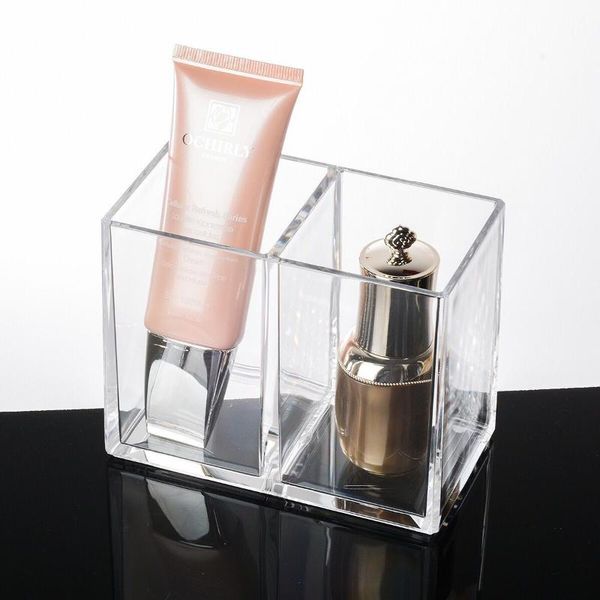 storage boxes & bins 2/3 slots clear makeup brush holder pen pencil cup stand cosmetic box deskstationery organizer with compartments
storage boxes & bins 2/3 slots clear makeup brush holder pen pencil cup stand cosmetic box deskstationery organizer with compartments
