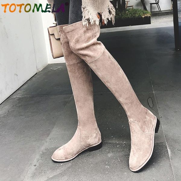 boots totomela 2021 suede square low heel over the knee spring autumn shoes ladies thigh, Black
boots totomela 2021 suede square low heel over the knee spring autumn shoes ladies thigh, Black