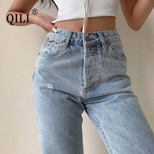 women's jeans qili casual wide-leg loose trousers washed water ripped mid-rise 2 pieces wholesale, Blue
women's jeans qili casual wide-leg loose trousers washed water ripped mid-rise 2 pieces wholesale, Blue