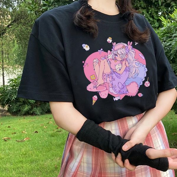 japanese cartoon sweet love girls tee print cute anime casual harajuku chic loose ulzzang summer vintage kawaii women t shirt, White
japanese cartoon sweet love girls tee print cute anime casual harajuku chic loose ulzzang summer vintage kawaii women t shirt, White