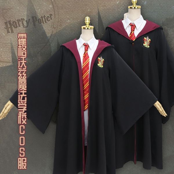 harry potter magic robe cosplay school uniform cloakhouse costume hermione slytherin, Black;red
harry potter magic robe cosplay school uniform cloakhouse costume hermione slytherin, Black;red