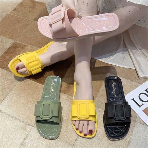slippers european and american classic flat casual beach vacation women's 2021 summer comfortable buckle open toe sandals, Black
slippers european and american classic flat casual beach vacation women's 2021 summer comfortable buckle open toe sandals, Black