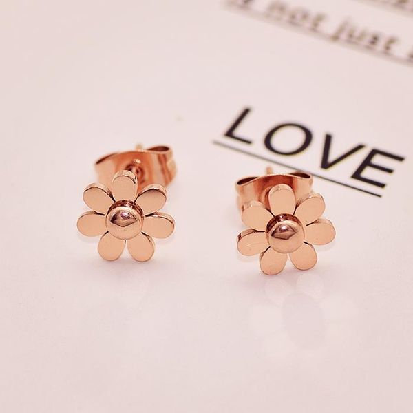 stud mini daisy flower earrings for girls fashion titanium steel rose gold color small sunflower lady gift her, Golden;silver
stud mini daisy flower earrings for girls fashion titanium steel rose gold color small sunflower lady gift her, Golden;silver