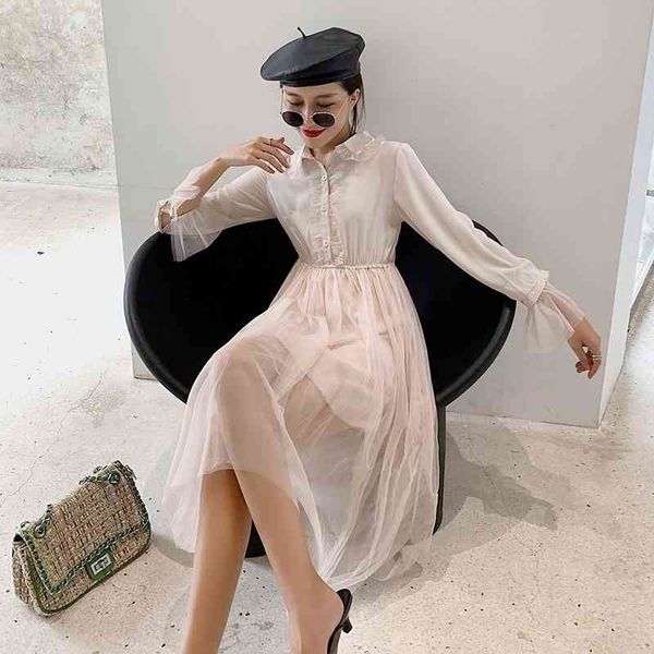 casual dresses fall women asymmetrical mesh long sleeve tunic flare collar shirt korean fashion clothing 8pvb, Black;gray
casual dresses fall women asymmetrical mesh long sleeve tunic flare collar shirt korean fashion clothing 8pvb, Black;gray