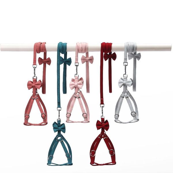 dog collars & leashes soft pet harness and leash collar set adjustable lovely bow polyester small medium outdoor walking supplies
dog collars & leashes soft pet harness and leash collar set adjustable lovely bow polyester small medium outdoor walking supplies