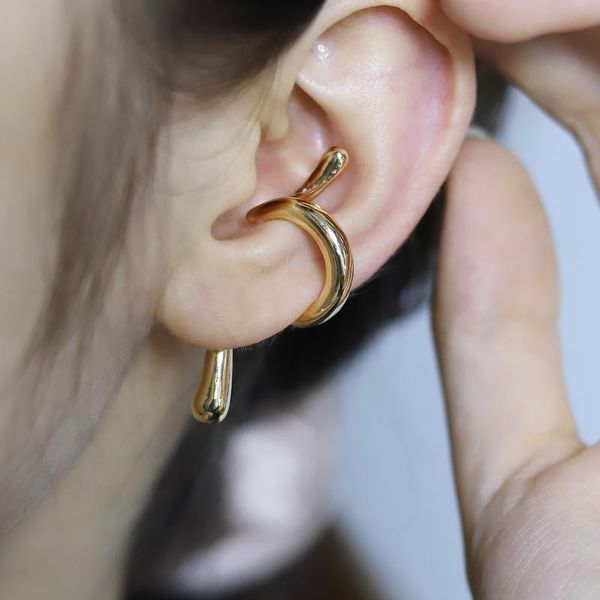 dangle & chandelier personality spiral ear clip cold wind snake-shaped non-pierced earrings punk gothic metal simple trendy gold, Silver
dangle & chandelier personality spiral ear clip cold wind snake-shaped non-pierced earrings punk gothic metal simple trendy gold, Silver