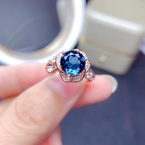 cluster rings meibapj blue z flower ring for women real 925 sterling silver fine party jewelry, Golden;silver
cluster rings meibapj blue z flower ring for women real 925 sterling silver fine party jewelry, Golden;silver