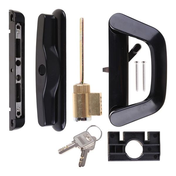 handles & pulls sliding patio door handle set with key easy installation zinc alloy mortise-style lock white/black
handles & pulls sliding patio door handle set with key easy installation zinc alloy mortise-style lock white/black