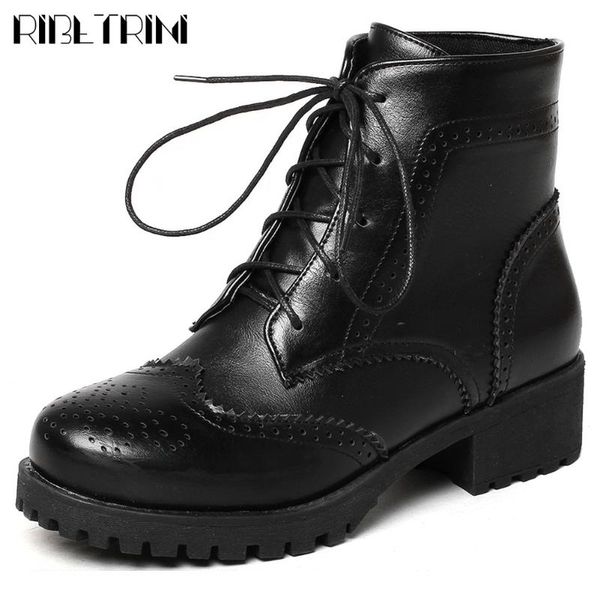 boots ribetrini for doropship leisure chunky heels plus size 43 work ankle booties vintage brogue winter shoes women female, Black
boots ribetrini for doropship leisure chunky heels plus size 43 work ankle booties vintage brogue winter shoes women female, Black