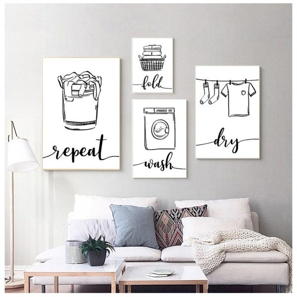 paintings wall art print canvas painting nordic poster wash dry fold repeat laundry sign black white pictures bathroom home decor modular
paintings wall art print canvas painting nordic poster wash dry fold repeat laundry sign black white pictures bathroom home decor modular