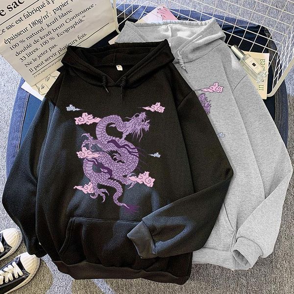 women's hoodies & sweatshirts purple dragon hoodie harajuku funny women ullzang street commuting korean style autumn winter cute sweats, Black
women's hoodies & sweatshirts purple dragon hoodie harajuku funny women ullzang street commuting korean style autumn winter cute sweats, Black