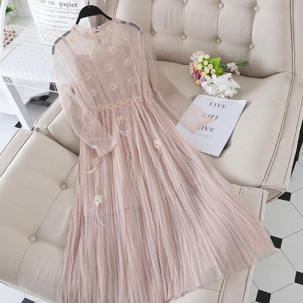 casual dresses elegant women flare sleeve pleated bling rhinestone lace flower ruffles tassels dress elastic slim mesh gauze midi, Black;gray
casual dresses elegant women flare sleeve pleated bling rhinestone lace flower ruffles tassels dress elastic slim mesh gauze midi, Black;gray