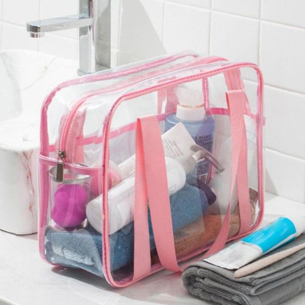 storage bags pvc waterproof portable transparent makeup bag wash travel large cosmetic clear
storage bags pvc waterproof portable transparent makeup bag wash travel large cosmetic clear