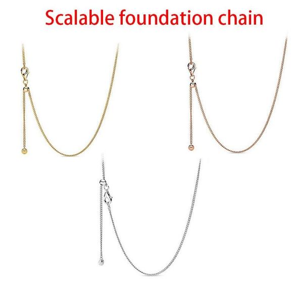 silver style women's anchor chain sliding necklace is suitable for fashion perfect gift chains
silver style women's anchor chain sliding necklace is suitable for fashion perfect gift chains