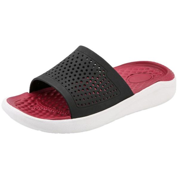 slippers 2109 men's beach hollow comfortable breathable flat shoes casual word, Black
slippers 2109 men's beach hollow comfortable breathable flat shoes casual word, Black