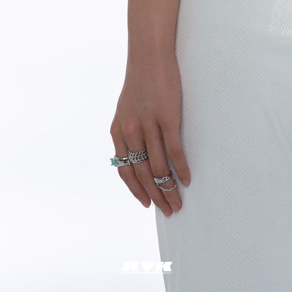 cluster rings kvk ring bone combination 925 silver 2021 luxury cold wind couples fashion personality women, Golden;silver
cluster rings kvk ring bone combination 925 silver 2021 luxury cold wind couples fashion personality women, Golden;silver