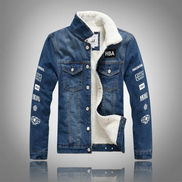 men's jackets winter jean jacket men autumn blue thick denim coat mens plus velvet streetwear and coats, Black;brown
men's jackets winter jean jacket men autumn blue thick denim coat mens plus velvet streetwear and coats, Black;brown