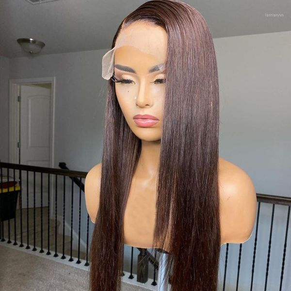 inches silky straight natural hairline chocalate brown human hair glueless 13x6 lace front wig with baby can dye premed wigs1, Black;brown
inches silky straight natural hairline chocalate brown human hair glueless 13x6 lace front wig with baby can dye premed wigs1, Black;brown